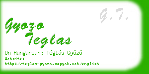 gyozo teglas business card